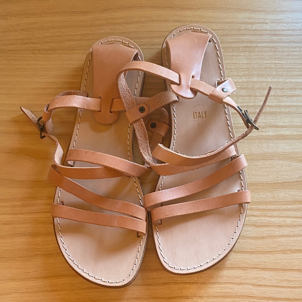 Seychelles Italian Leather Sandals 8.5